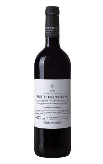 Supernova Roble 2023, vino tinto de la D.O. Ribera del Duero (Bodegas Riego)